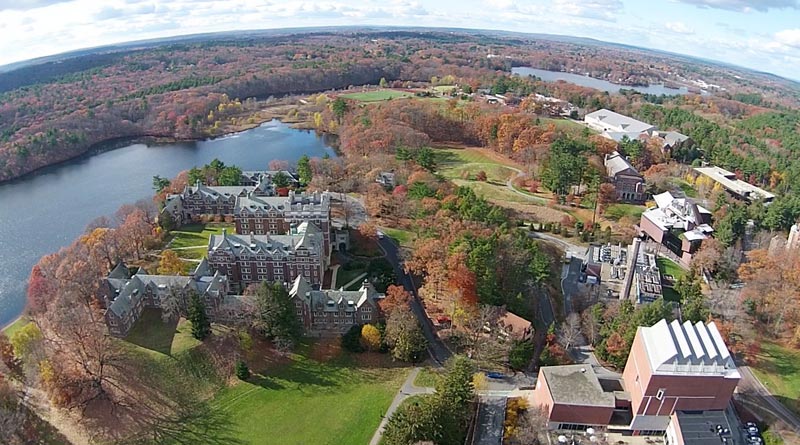 Wellesley campus from the sky